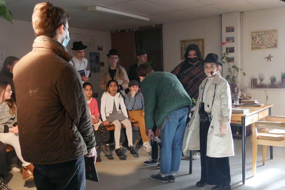 Tournage au Village de Sablons - ACTION ENFANCE fait son cinéma